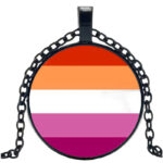 Necklace "lesbian" black