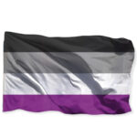 Flag 'asexual' 90 x 150 cm