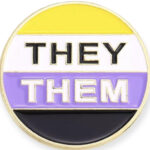 Pin "they/them", non binary