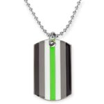 Necklace tag 'agender'