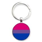 Keychain 'bisexual silver'