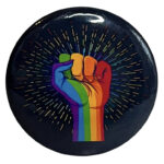 Button LGBT fist