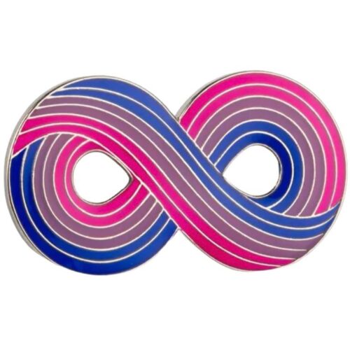 Bisexual infinity symbol pin, LGBTQ infinity pin, Bisexual pride infinity pin, Infinity bisexual badge, Infinity bisexuality pin, Bisexual flag infinity pin, Bisexuality awareness pin, LGBTQ+ infinity symbol pin, Bi pride infinity pin, Infinity symbol bisexual badge, Bisexual identity infinity pin, Pride infinity pin for bisexuals, Infinity LGBTQ pride pin, Bisexual support infinity pin, Bisexual community infinity pin.