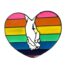 Pin heart 'hands'