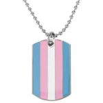Necklace tag 'trans'