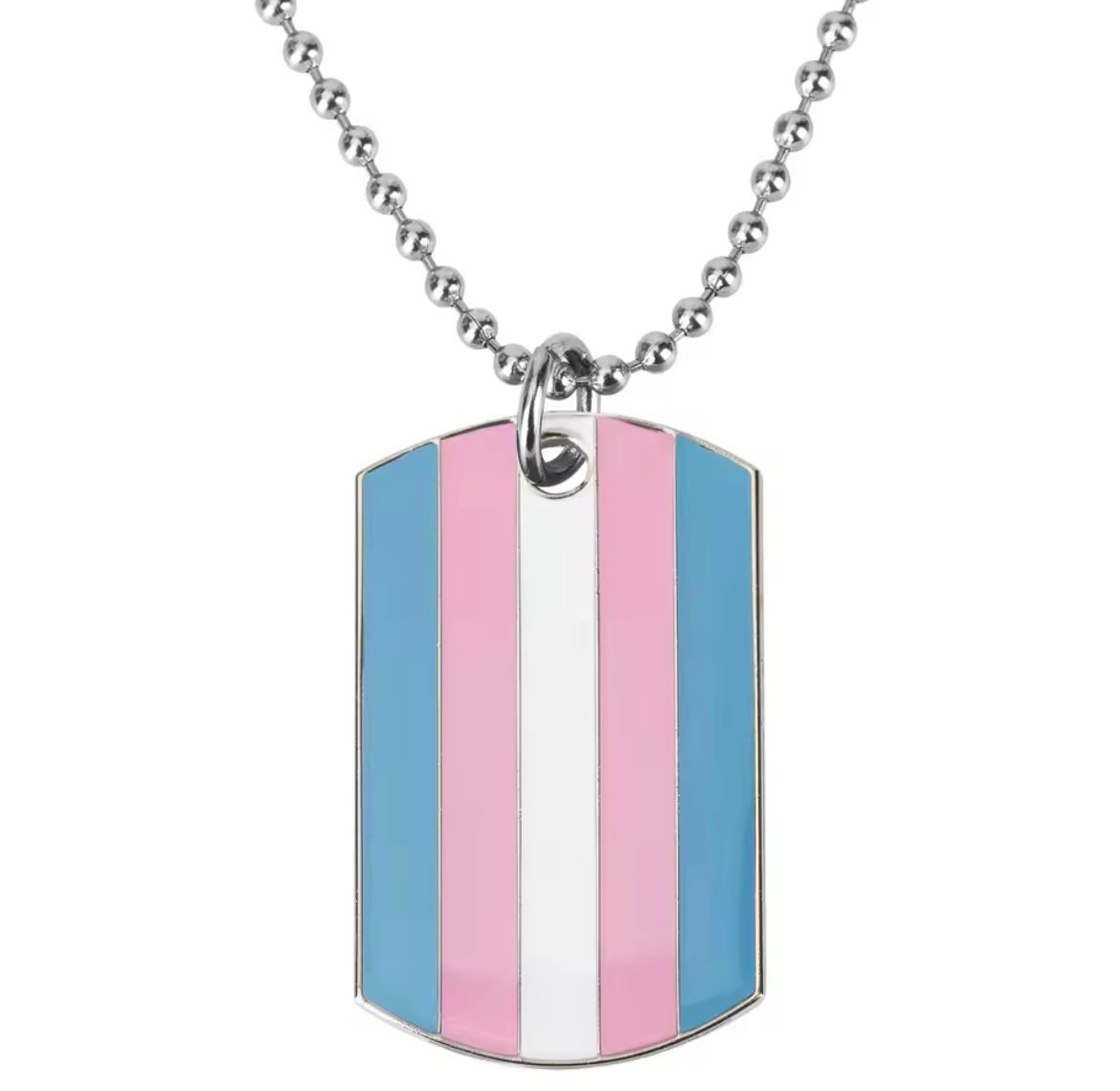 Necklace tag 'trans'