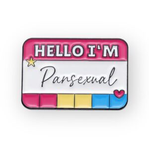 LGBTQIA+ accessory in pansexual pride colors : pink yellow blue