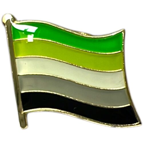 Pin (mini) flag 'aromantic'