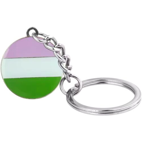 Keychain 'genderqueer'